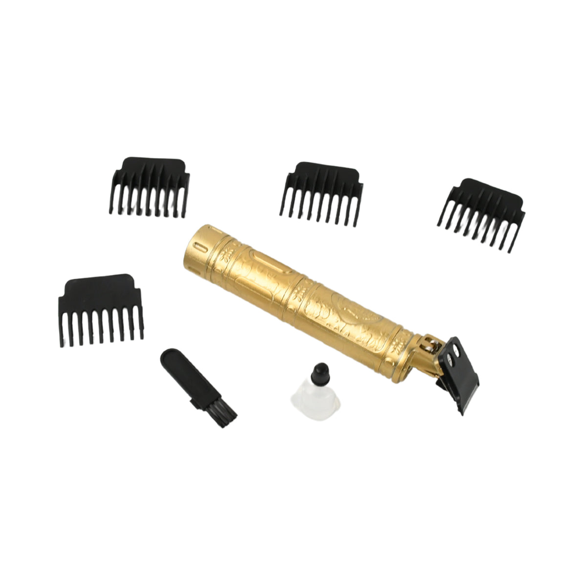 Plastic Body Hair Trimmer For Men Hairstyle Trimmer Professional Hair Clipper Electric Shaving Machine Dry Shaving For Men - Hair Shaving And Trimming Beard With 4 Adjustable Blade Clipper Oil Cleaning Brush